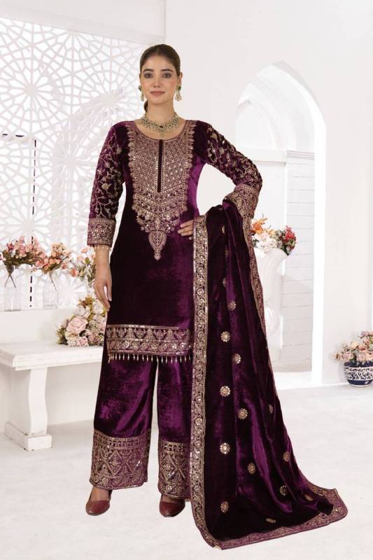 Viscous Velvet Pant Top Suit 