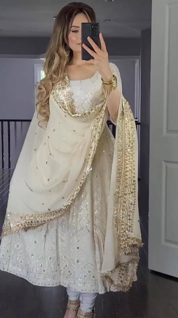 New Designer Anarkali Suit in Fancy Style 