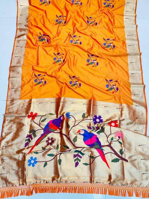 Soft Silk Saree with Pure Jari Weaving 