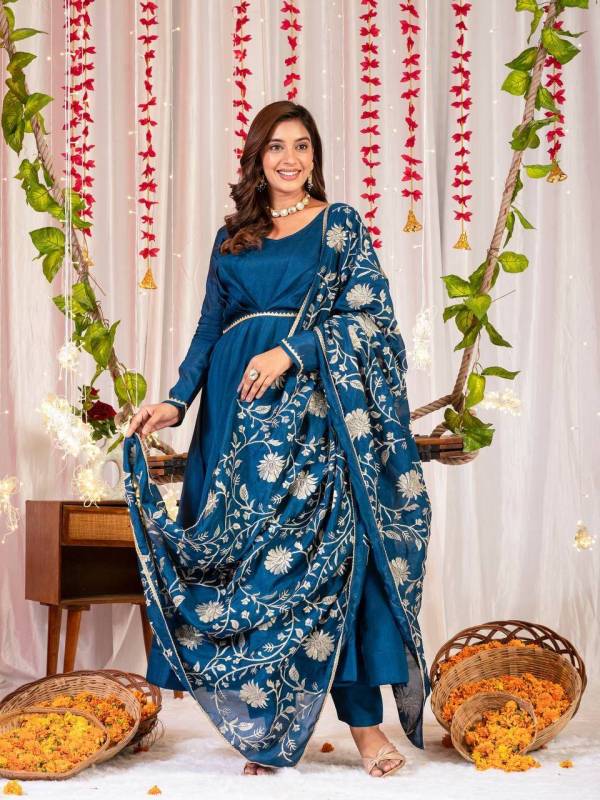 ANARKALI GOWN WITH PENT AND DUPATTA