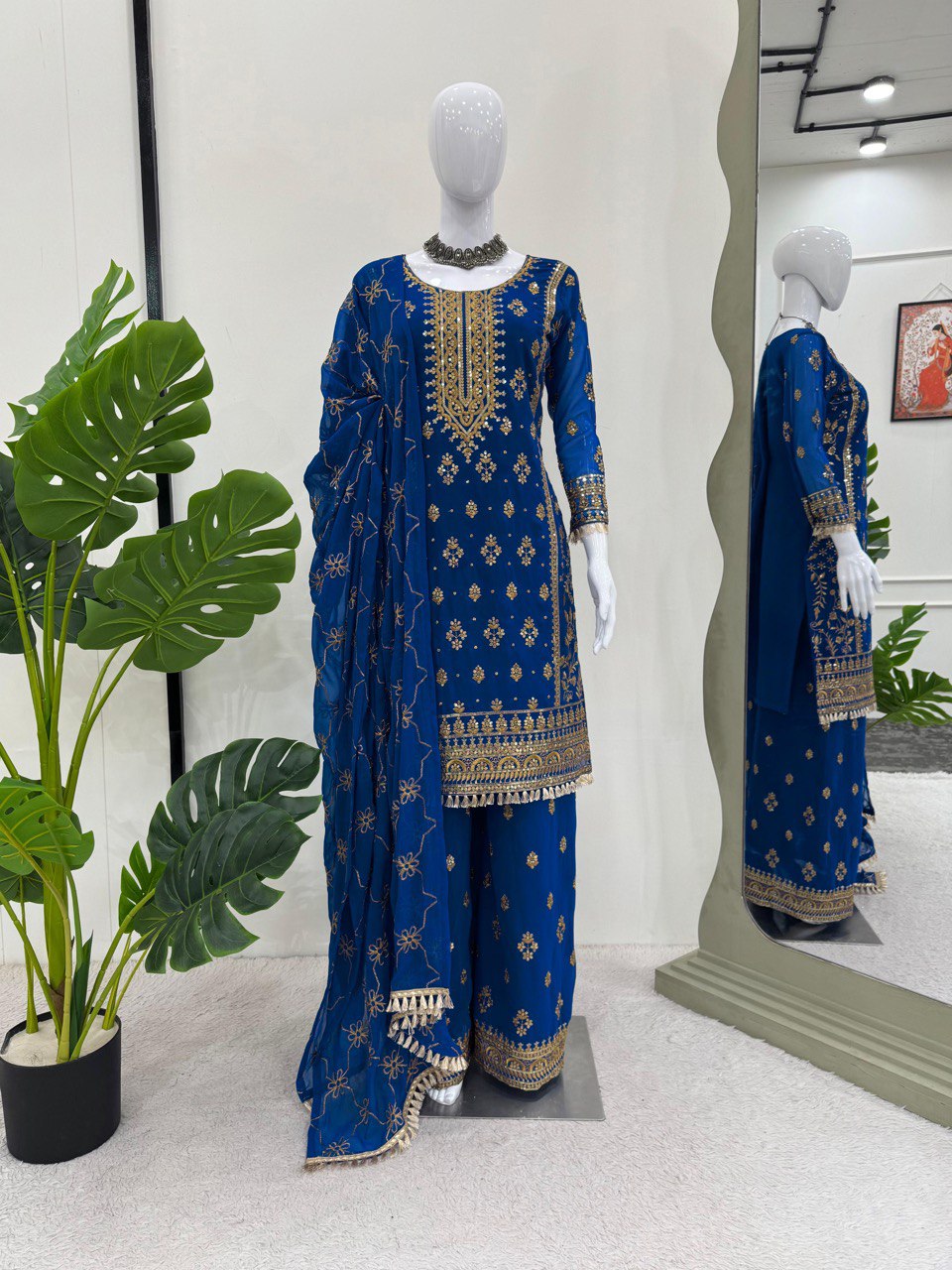 Sharara Palazzo Top Dupatta Set