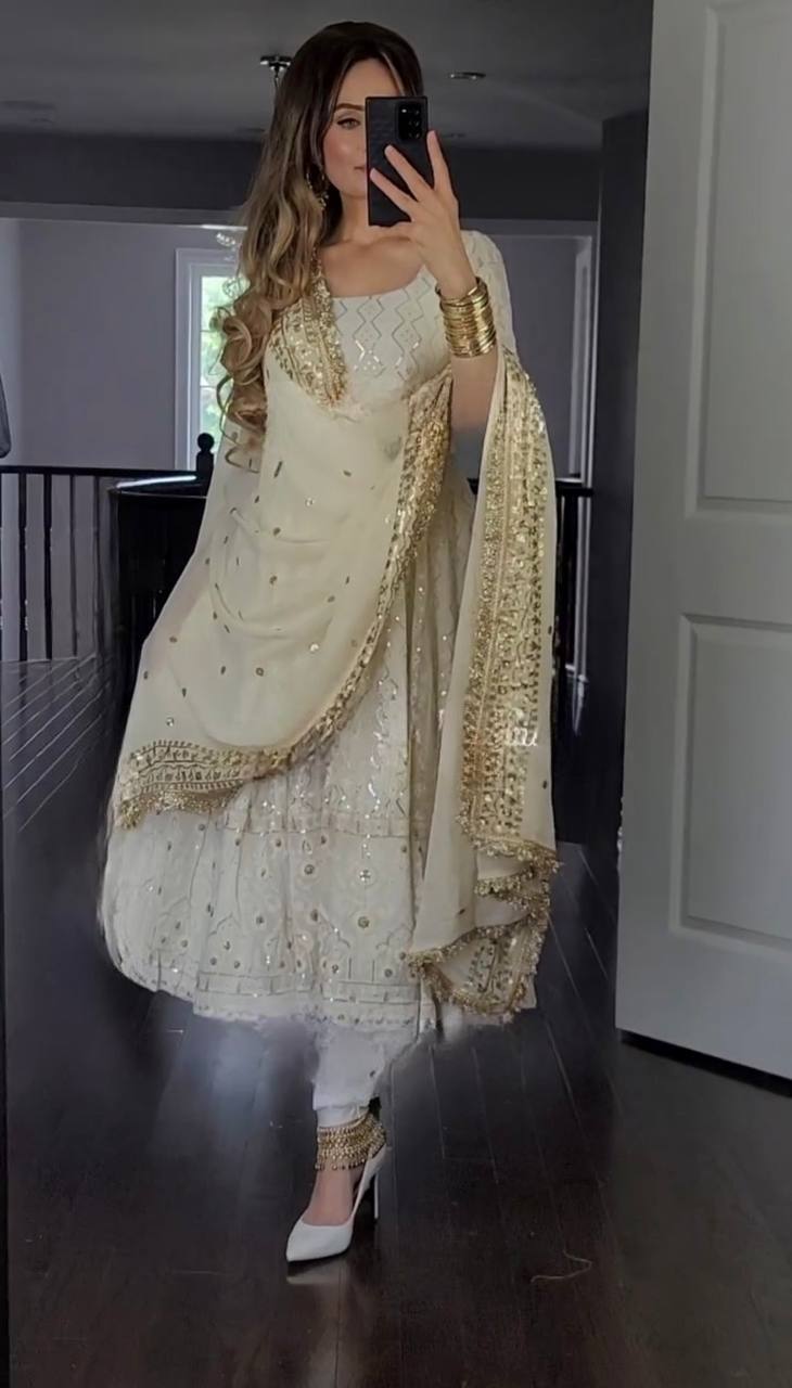 New Designer Anarkali Suit in Fancy Style 