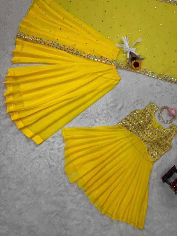 Top Plazzo Dupatta Set