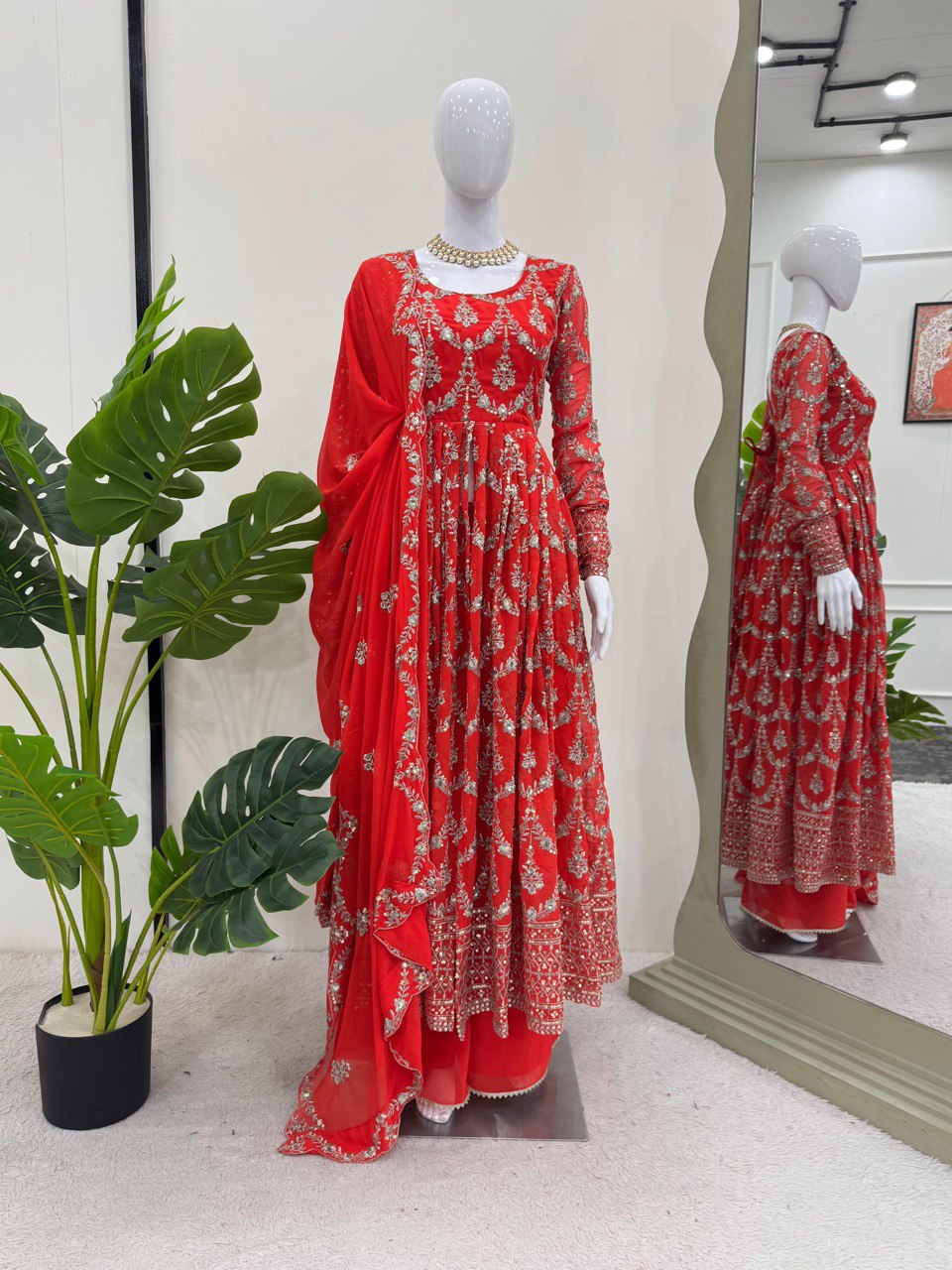 Exquisite Top, Pant, and Dupatta set
