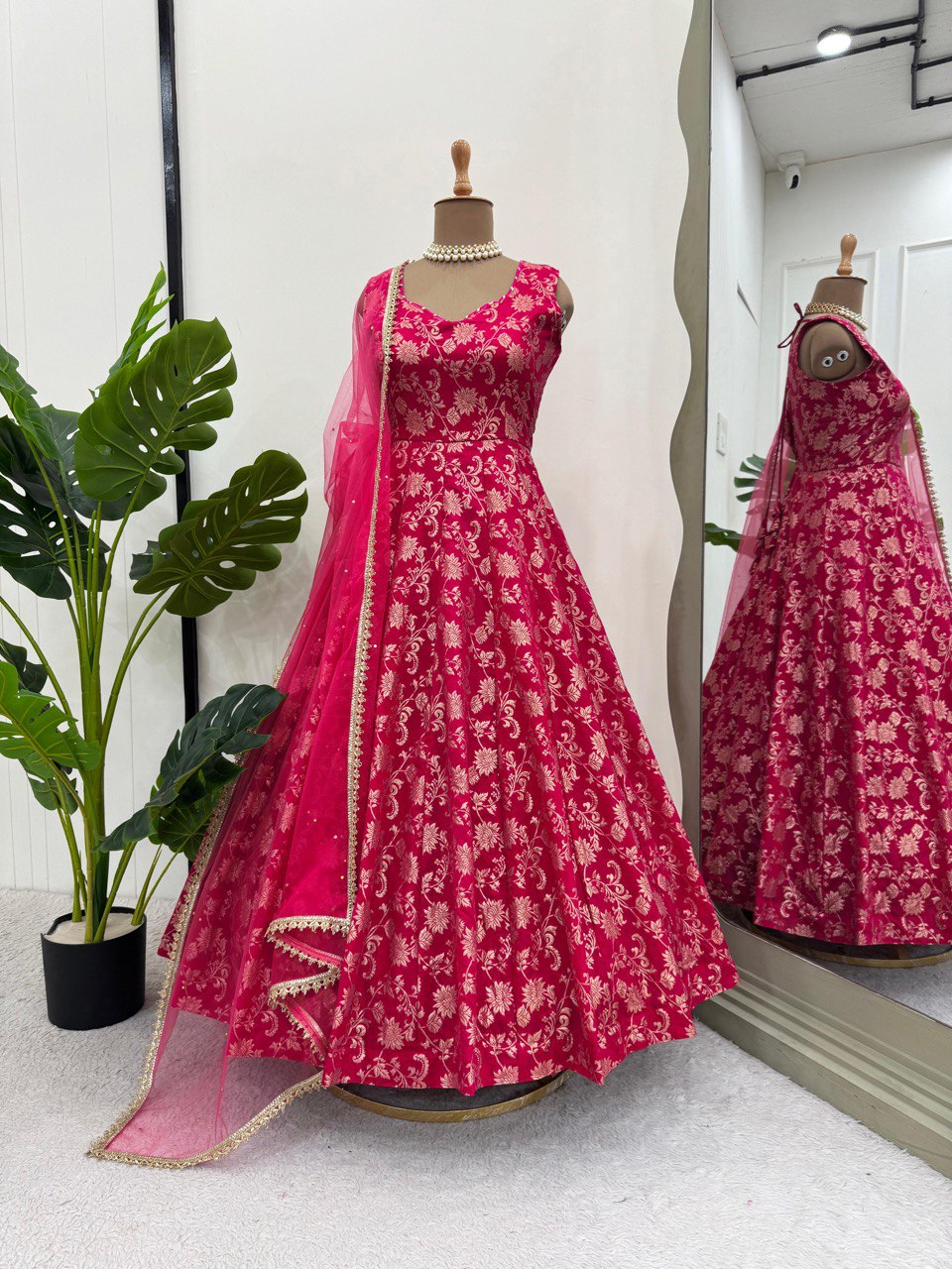  Top, Pant, and Dupatta set.