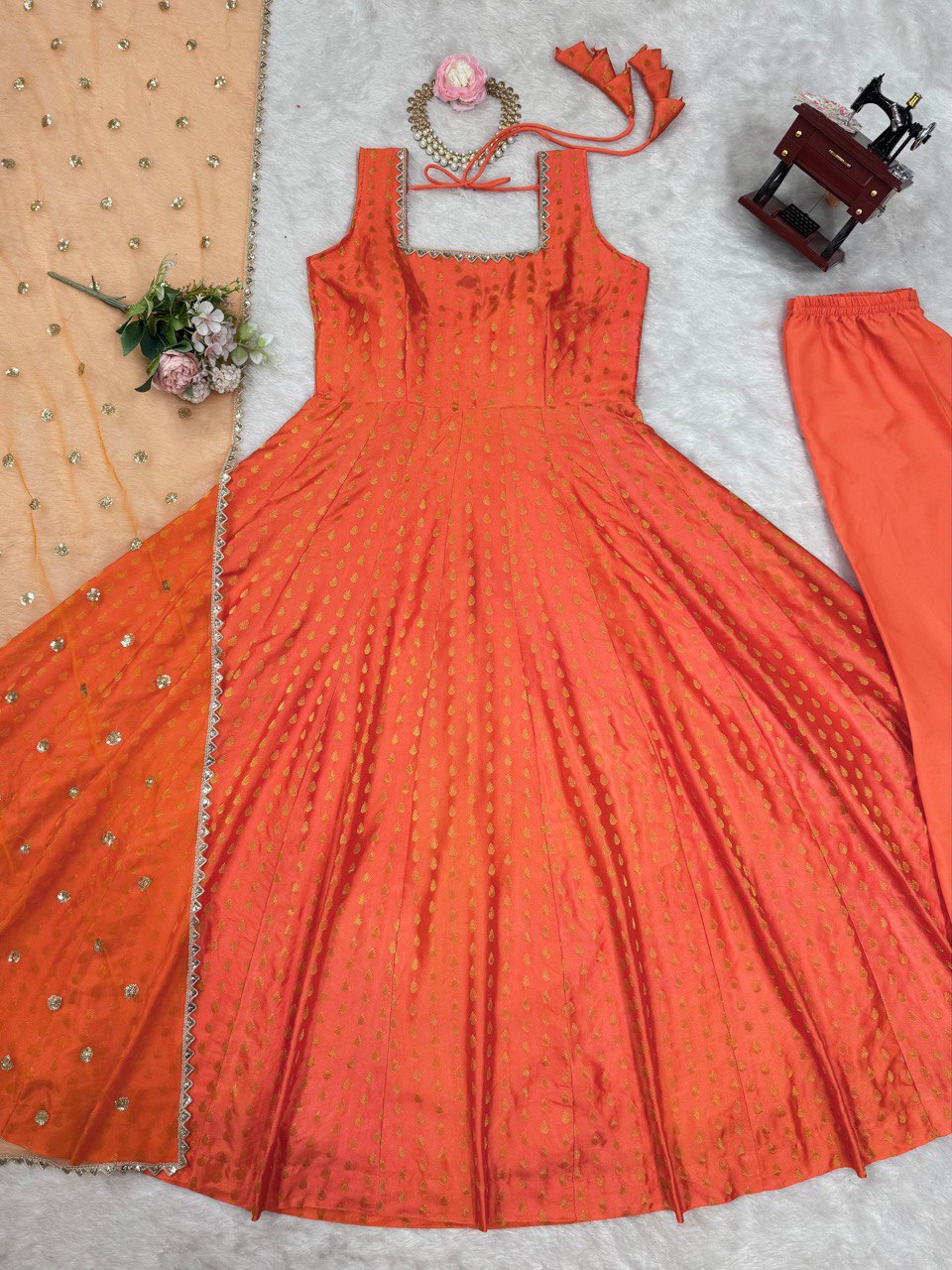Top, Pant, and Dupatta set