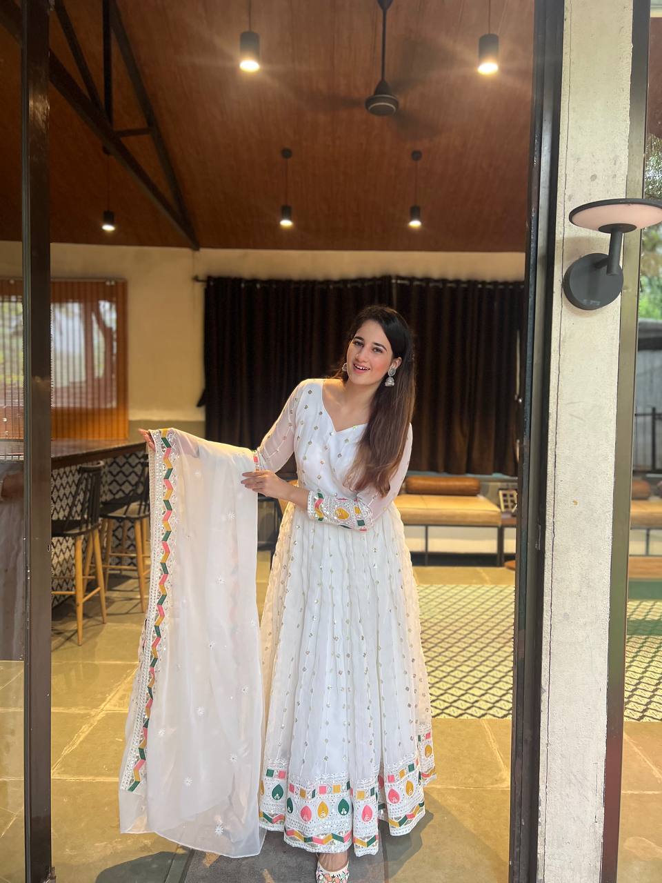 Designer Anarkali Suit in Fancy Style