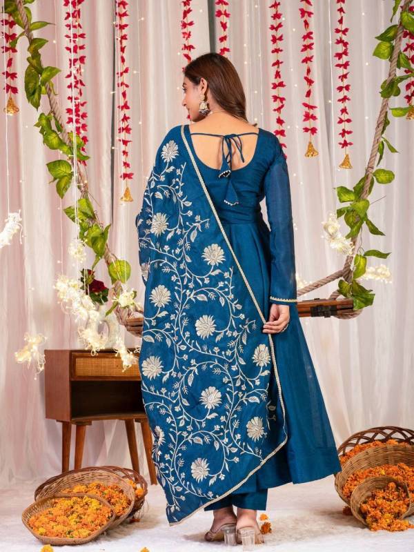 ANARKALI GOWN WITH PENT AND DUPATTA