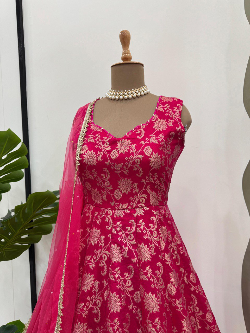  Top, Pant, and Dupatta set.