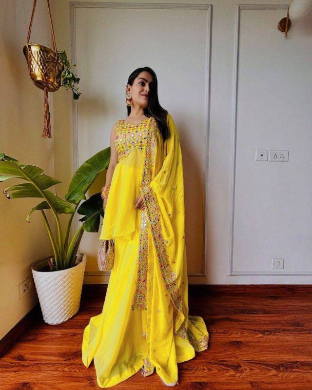 TOP PLAZZO DUPATTA SET