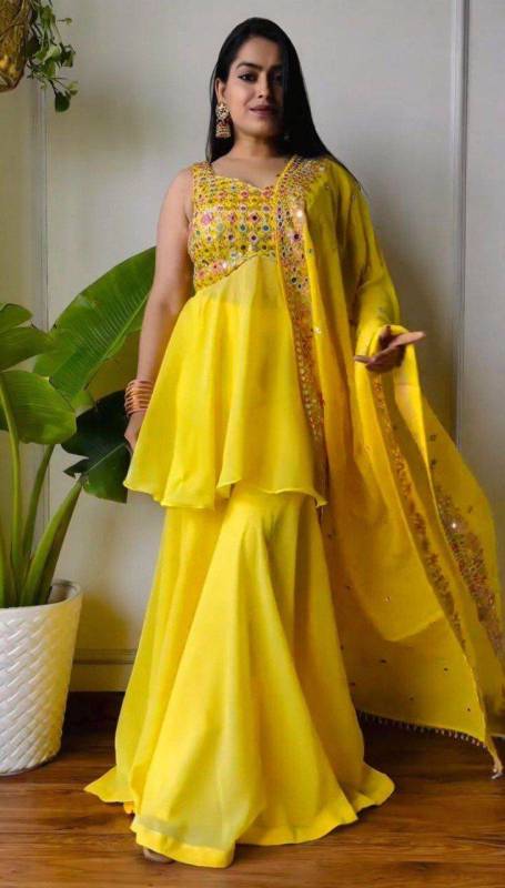 TOP PLAZZO DUPATTA SET