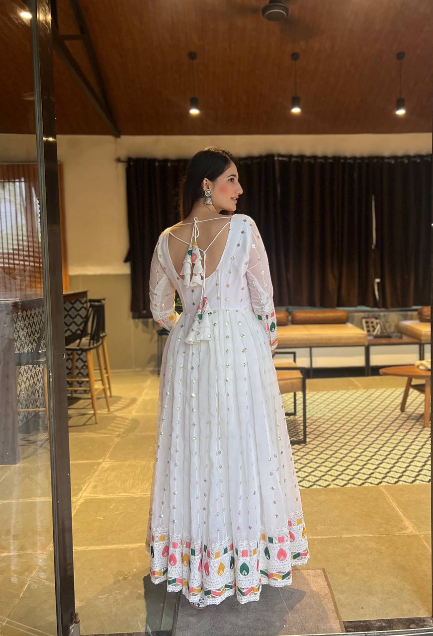 Designer Anarkali Suit in Fancy Style
