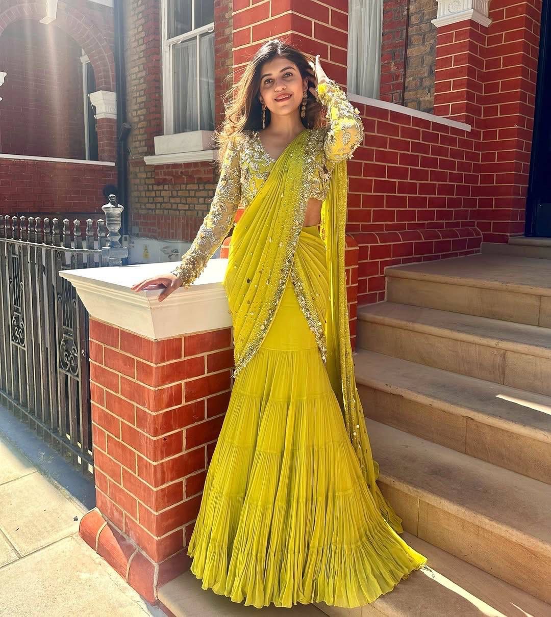 Reday to wear Lehenga saree